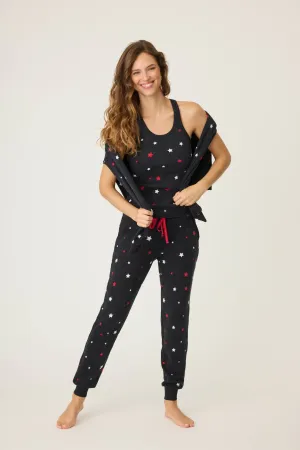 4-Piece Shining Star Waffle Thermal Jammie Gift Set