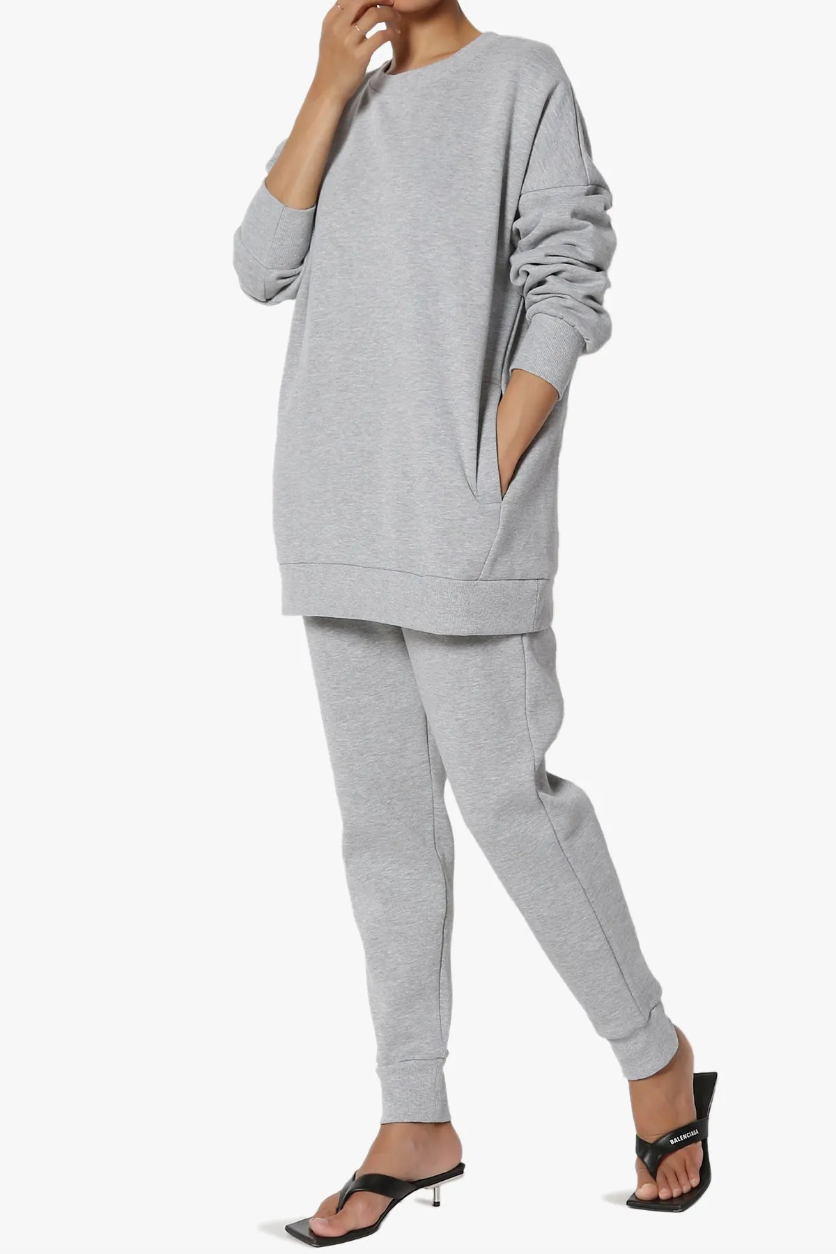 Accie Fleece Pullover & Jogger Set PLUS