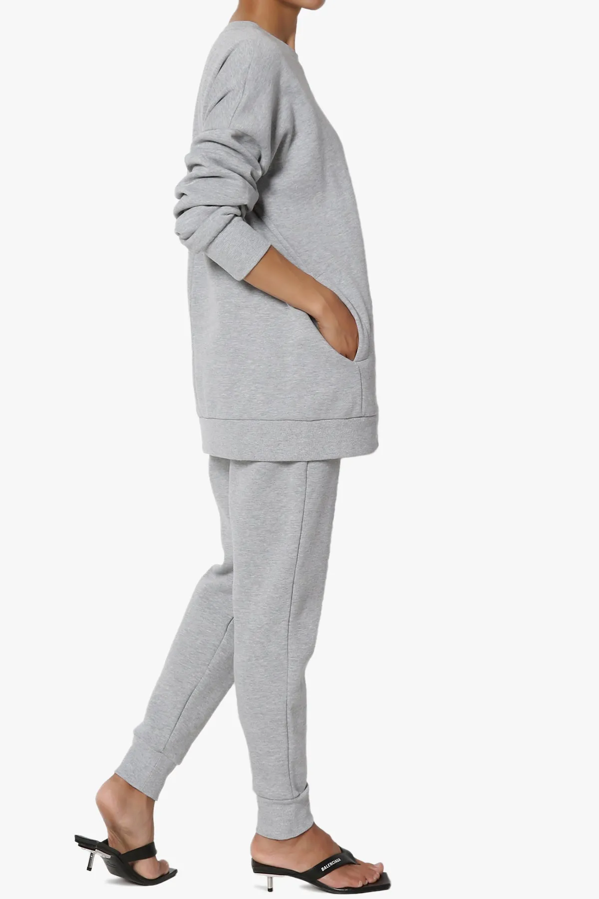 Accie Fleece Pullover & Jogger Set PLUS