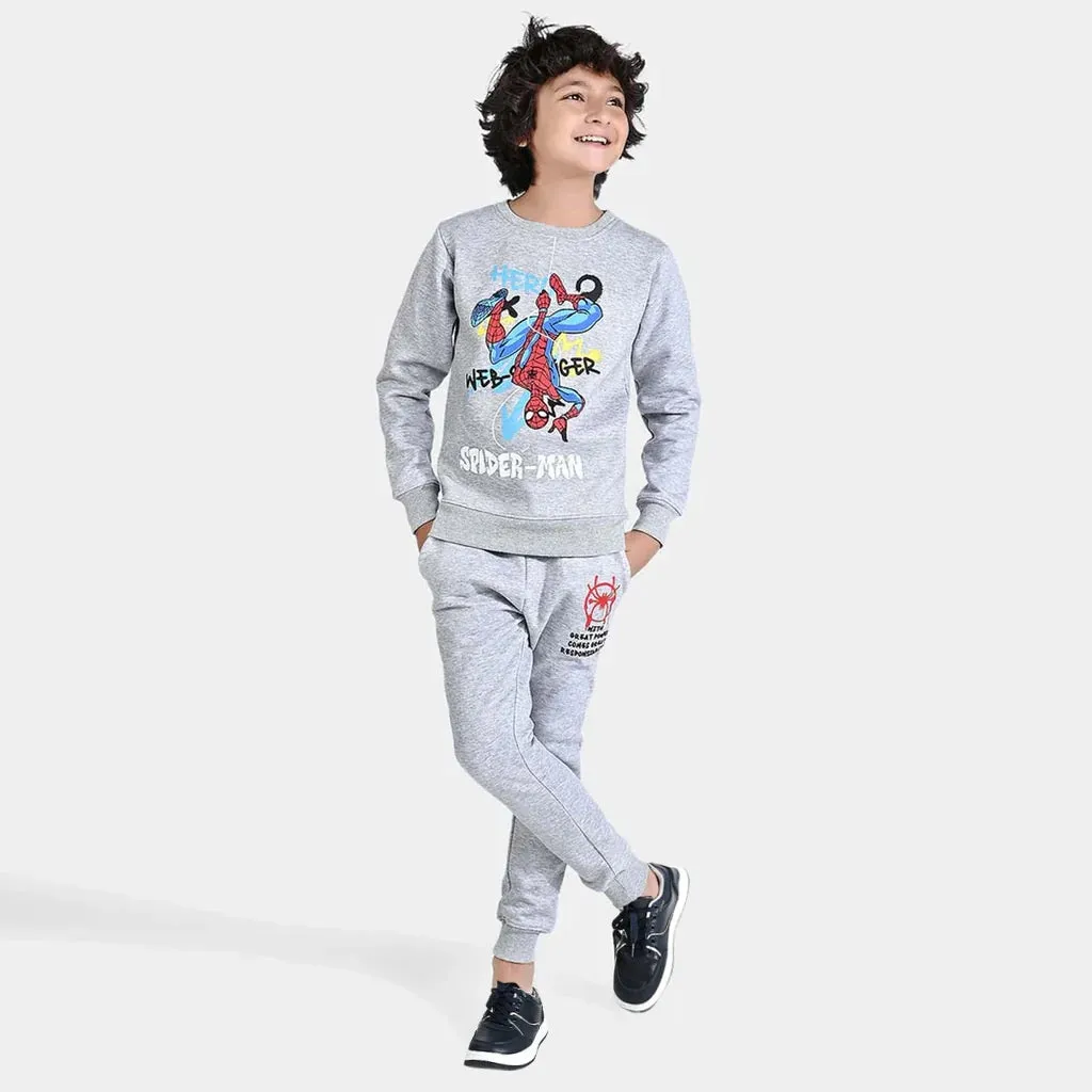 Boys Fleece 2 Piece Suit Amazing Character-Grey