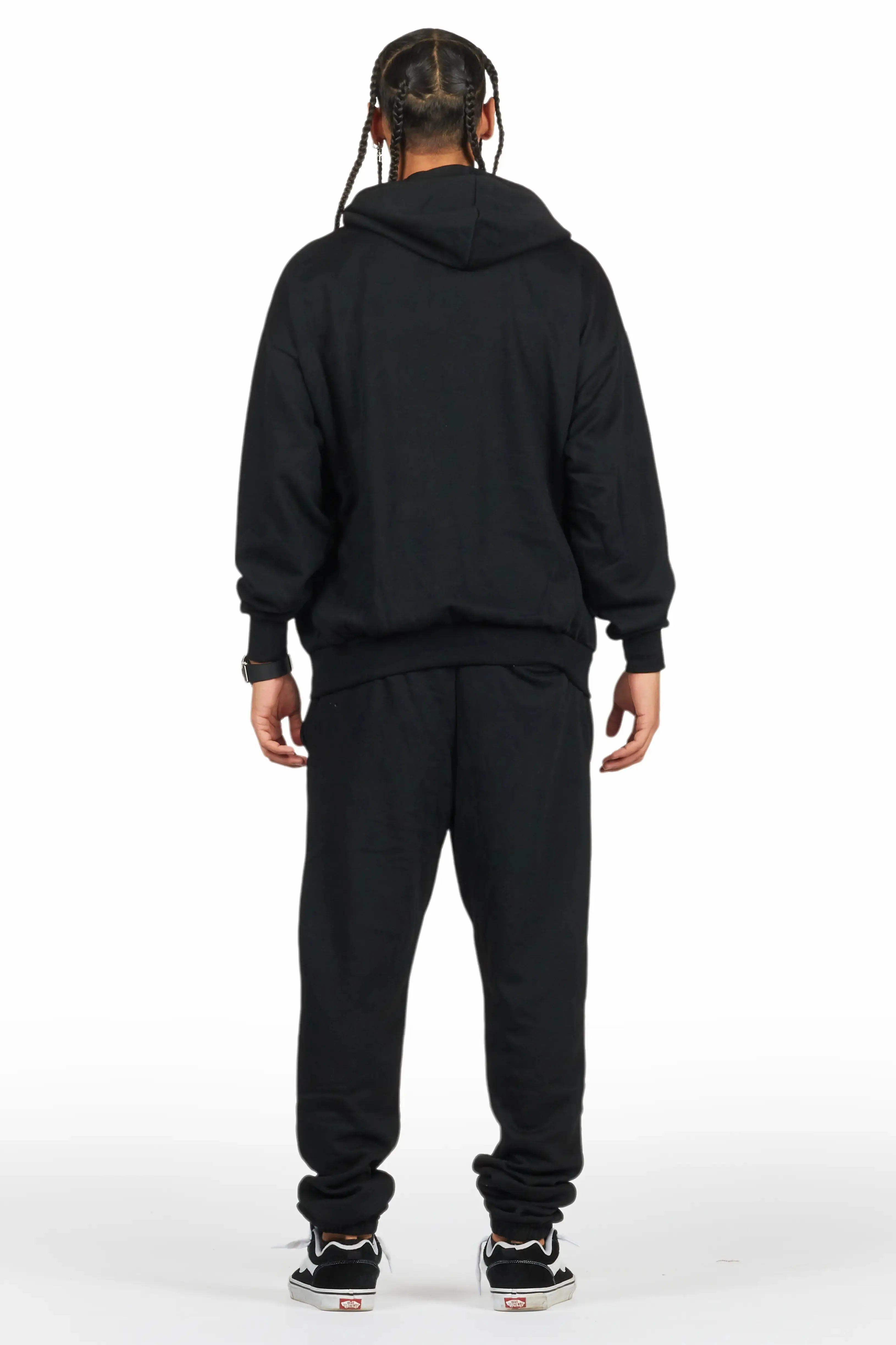 Briggs Black Hoodie/Relax Fit Track Set