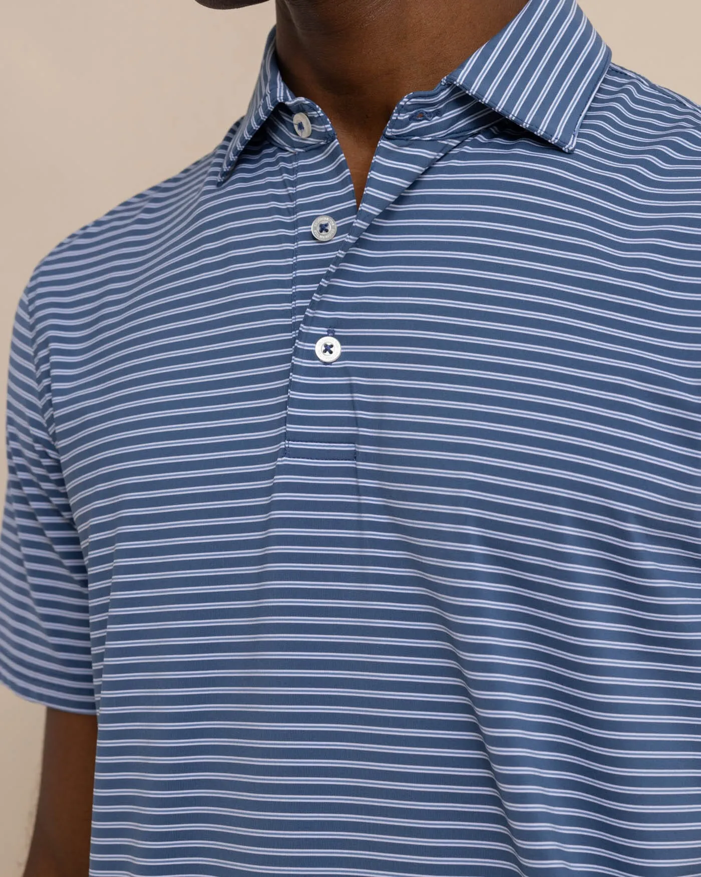 brrr°®-eeze Beattie Stripe Performance Polo