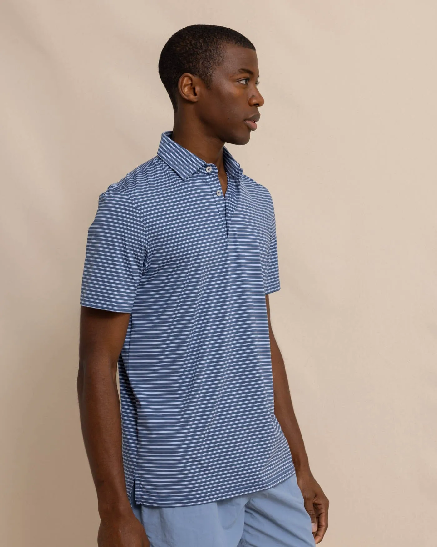 brrr°®-eeze Beattie Stripe Performance Polo