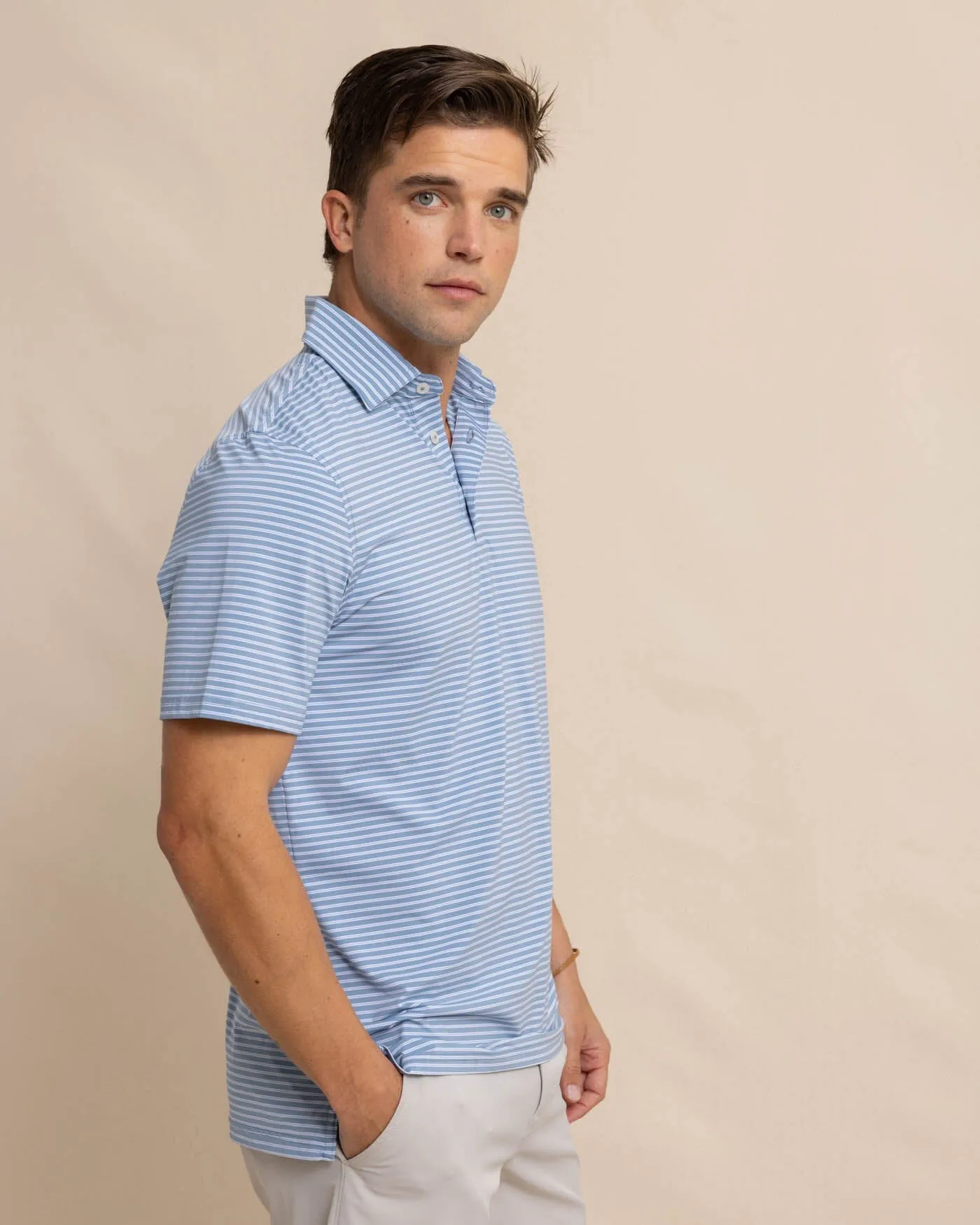 brrr°®-eeze Beattie Stripe Performance Polo