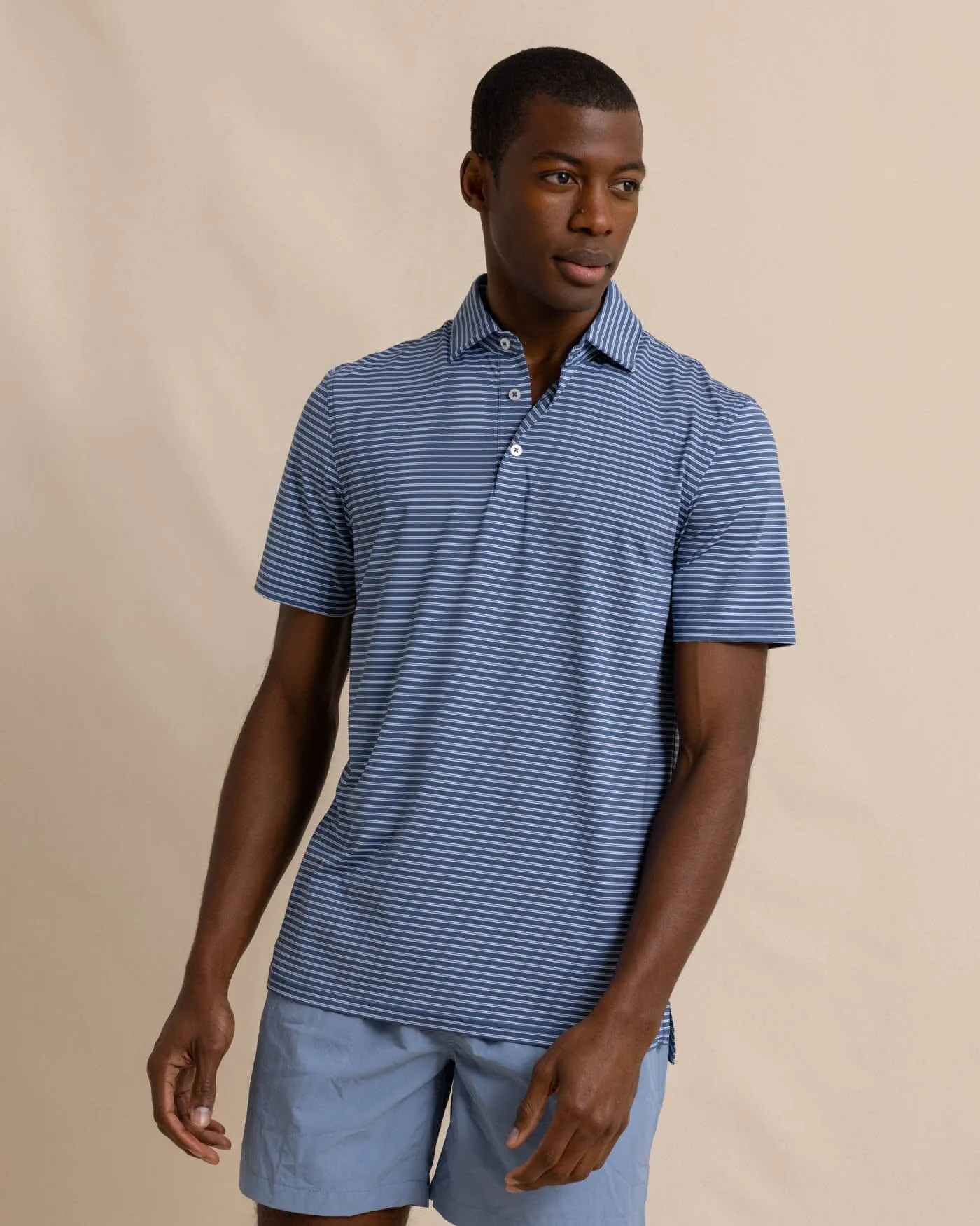 brrr°®-eeze Beattie Stripe Performance Polo