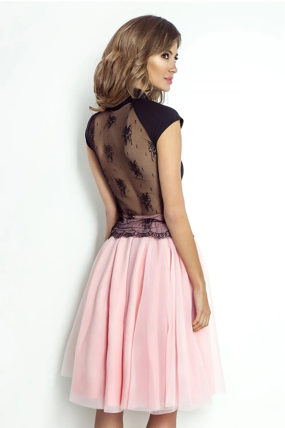 Elegant Lace-Back Blouse