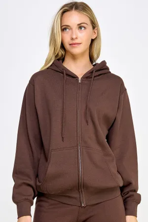 Fleece Relaxed Fit Zip Up