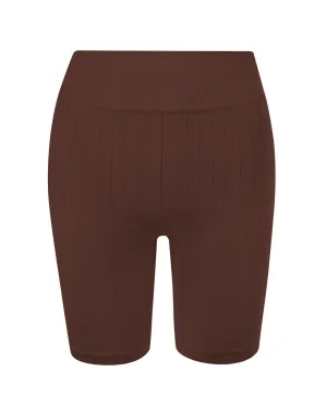 FLUID Flat Ribbed Shorts | Maroon