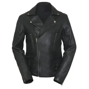 Frisco Motorcycle Easy Rider Black Leather Jacket