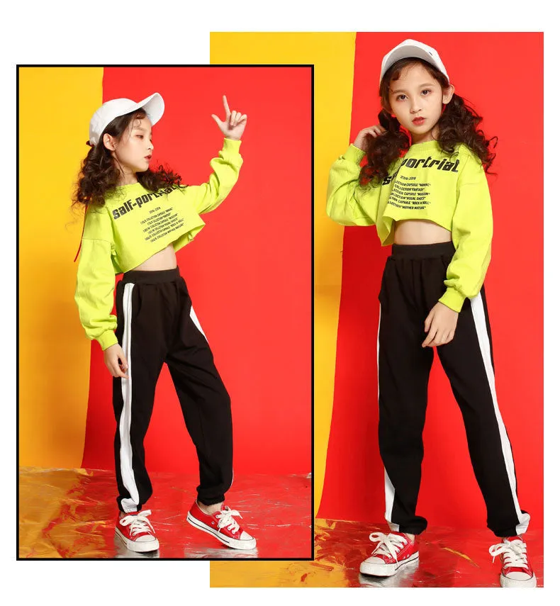 #H1122 Hip Hop Dance Costumes Jazz -Stage- Street- Performance Wear