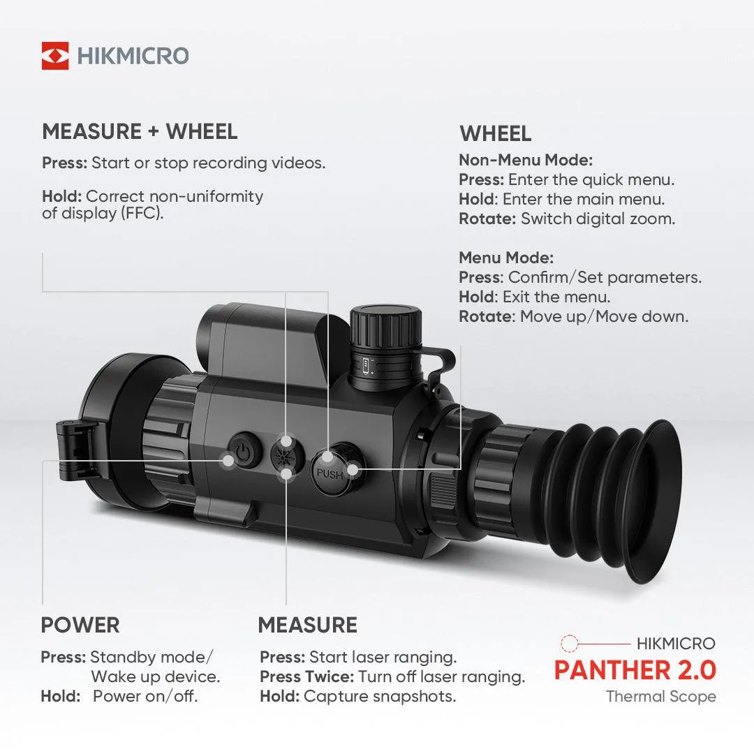 HIKMICRO PANTHER 2.0 PQ50L - WITH LRF