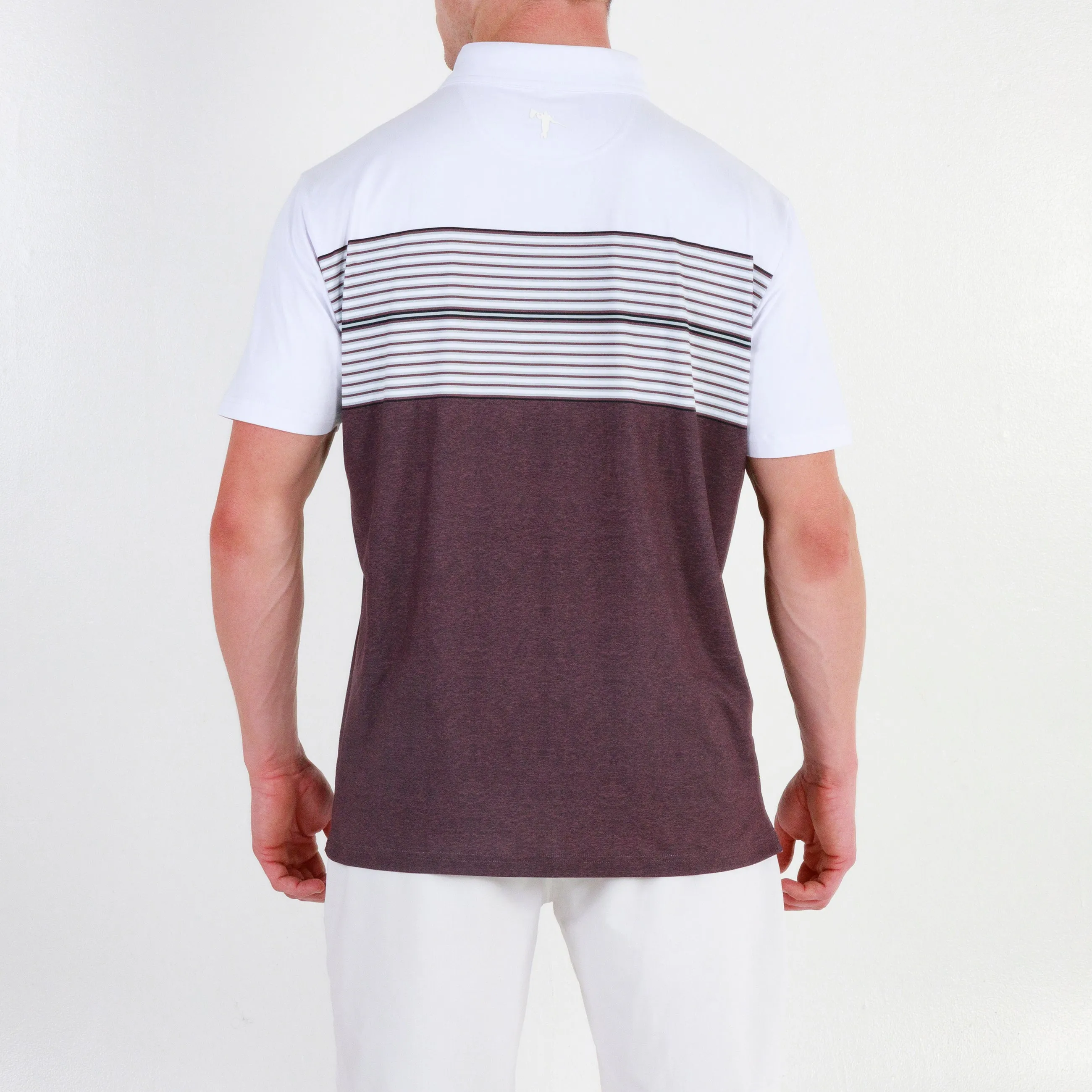 Horizon Polo - White/Flint Heather