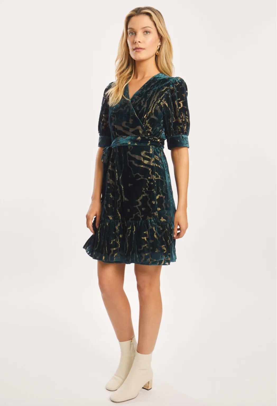 Jessica Golden Jade Dress