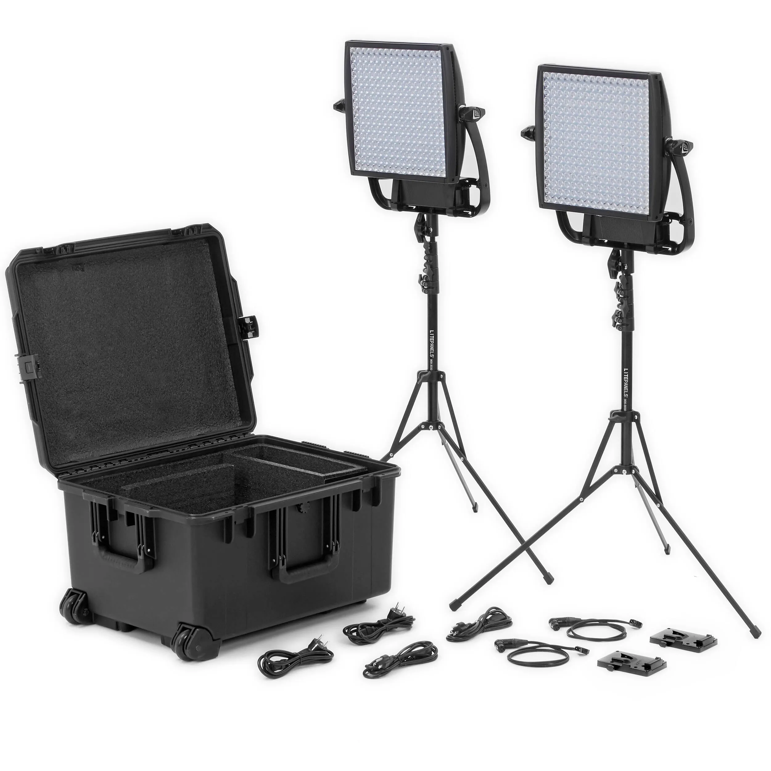 Litepanels Astra 6X Bi-Color Traveler Duo V-Mount Kit Litepanels