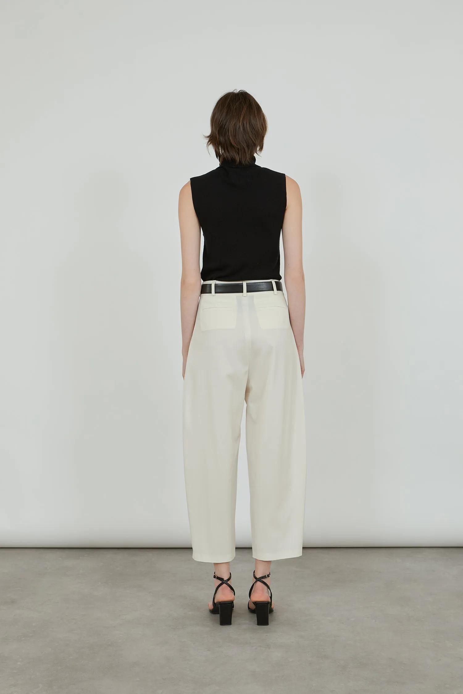 Nagi trousers | Off white - Virgin wool