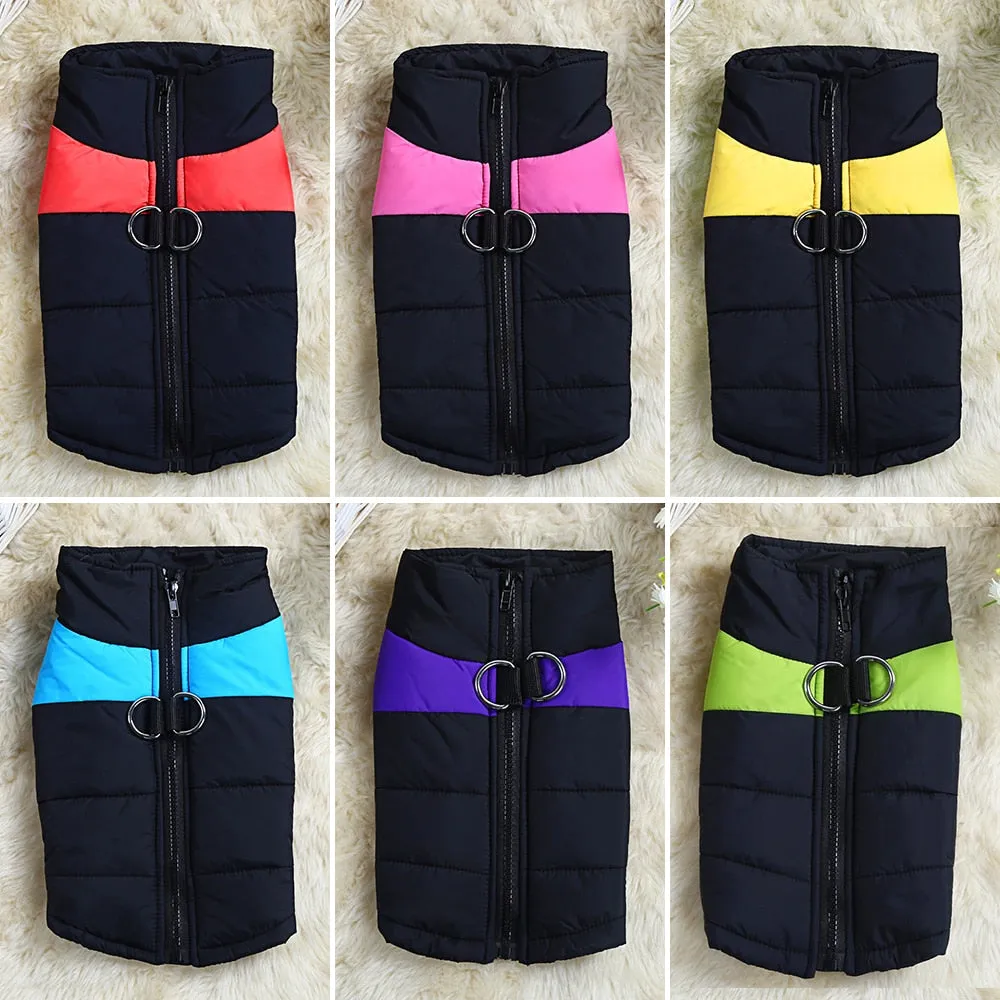 PETRAVEL Waterproof Dog Coats With Harness Hole