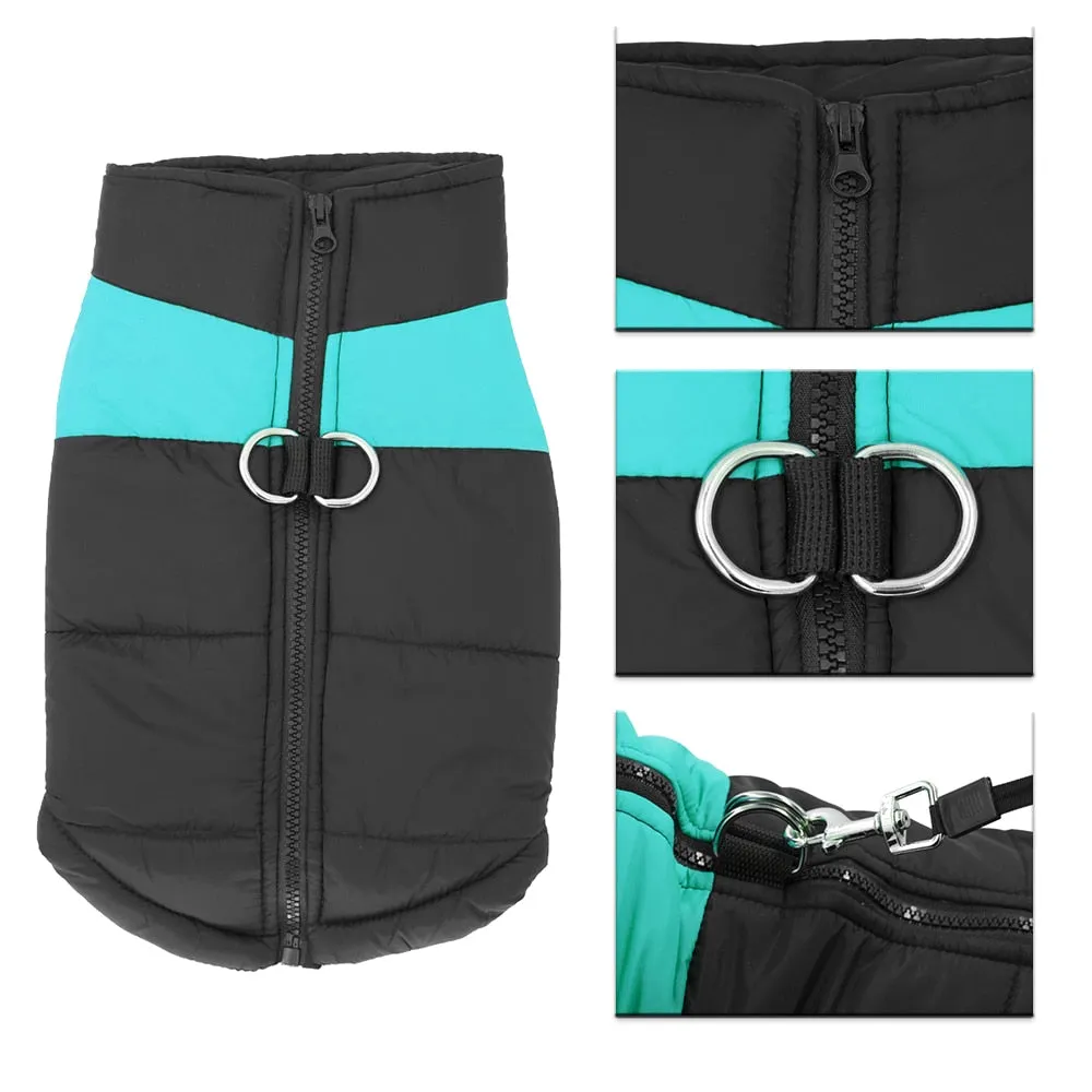 PETRAVEL Waterproof Dog Coats With Harness Hole