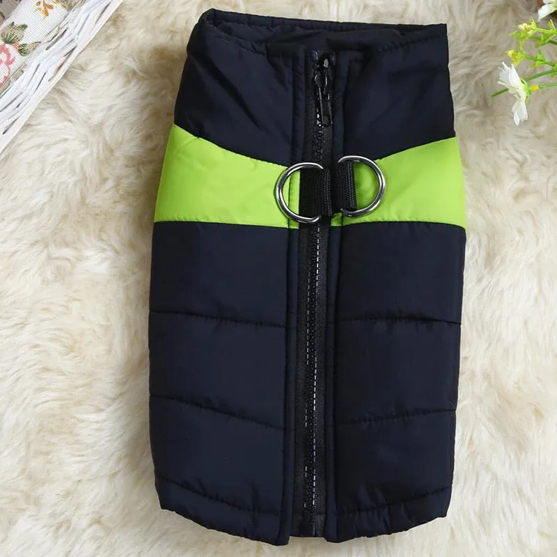 PETRAVEL Waterproof Dog Coats With Harness Hole