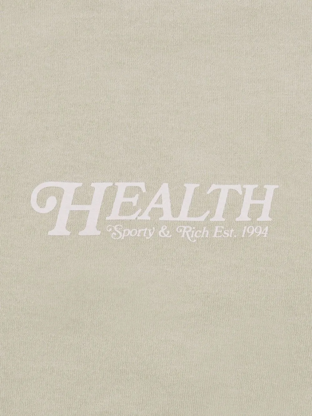 "60s Health" logo-print cotton jumper