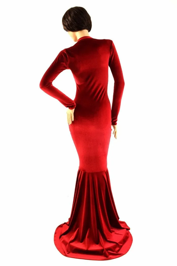 Red Velvet Gown