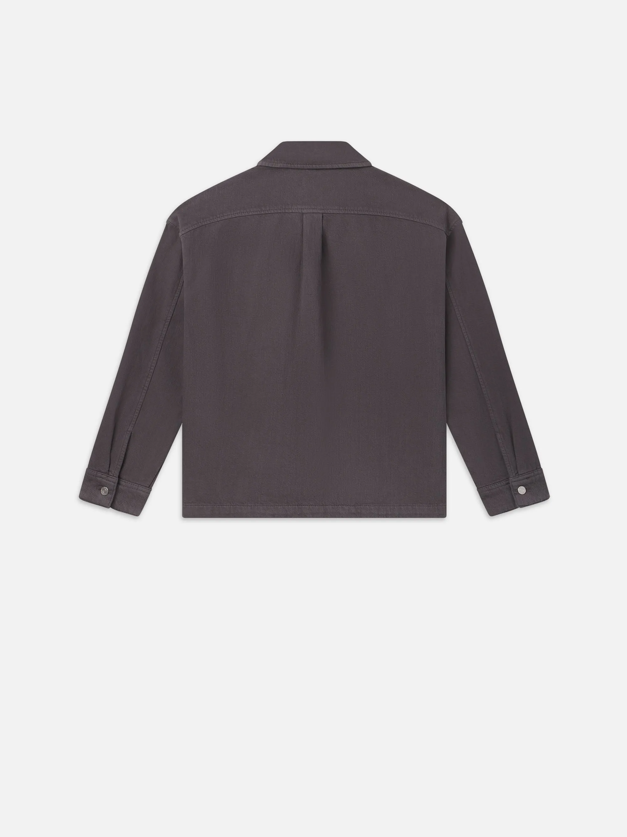 Relaxed Double Pocket Shirt -- Slate Gray