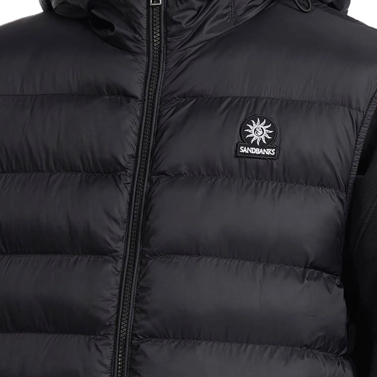 Sandbanks Micro Black Puffer Gilet