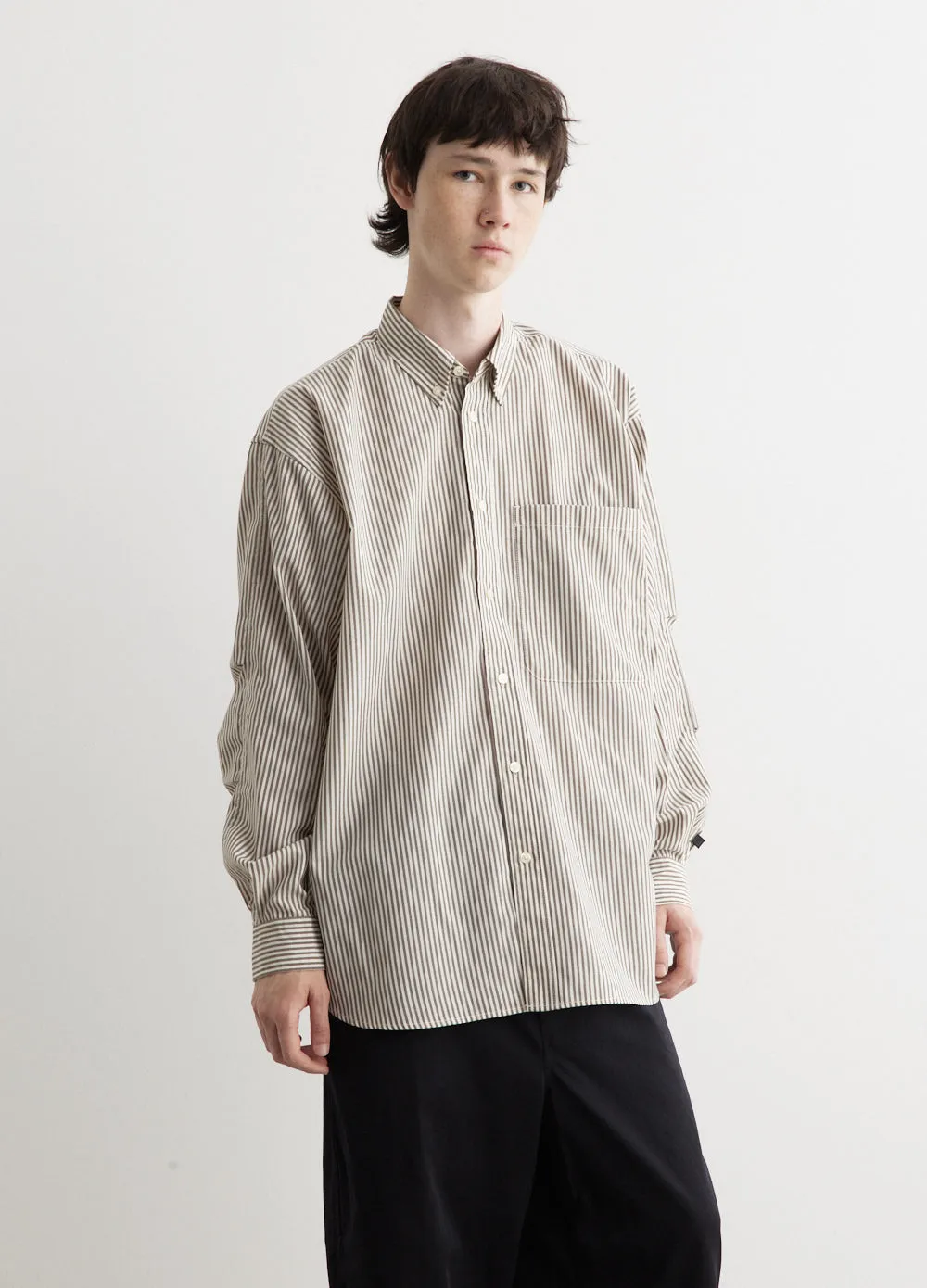 Tech Button Down Long-Sleeve Shirt