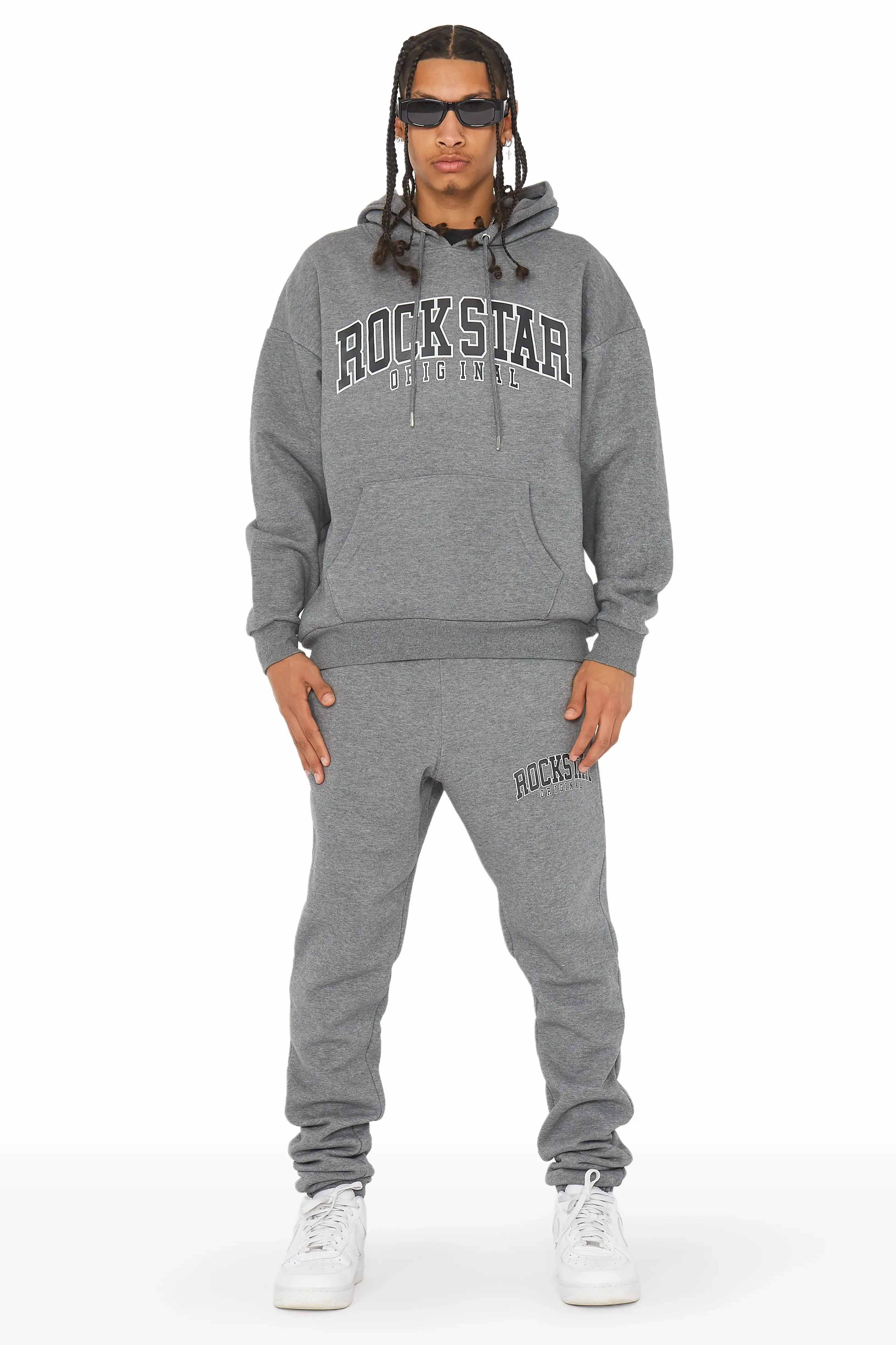 Tobias Vintage Grey Relaxed Fit Track Set