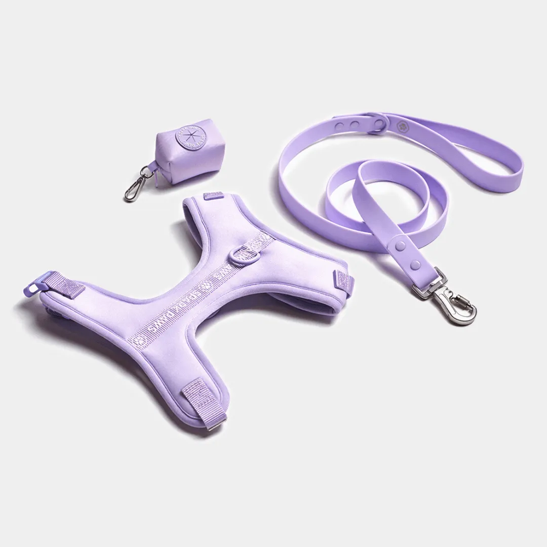 Ultra-Soft Activewear Harness Set - Lilac