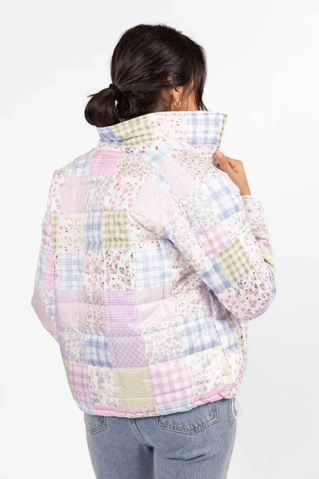 Vail Valley Multi Patch Printed Puffer Jacket