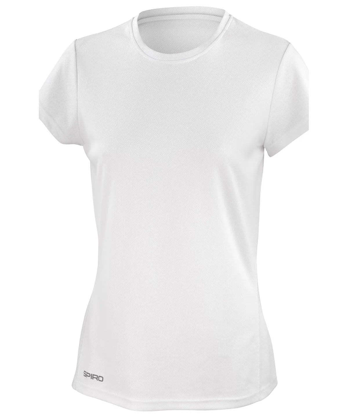 Womens Spiro quick-dry short sleeve t-shirt | White