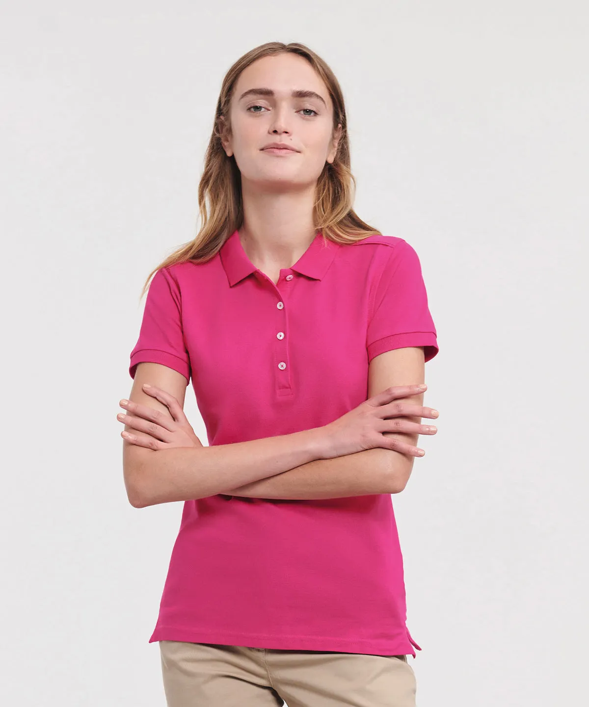 Womens stretch polo | Classic Red